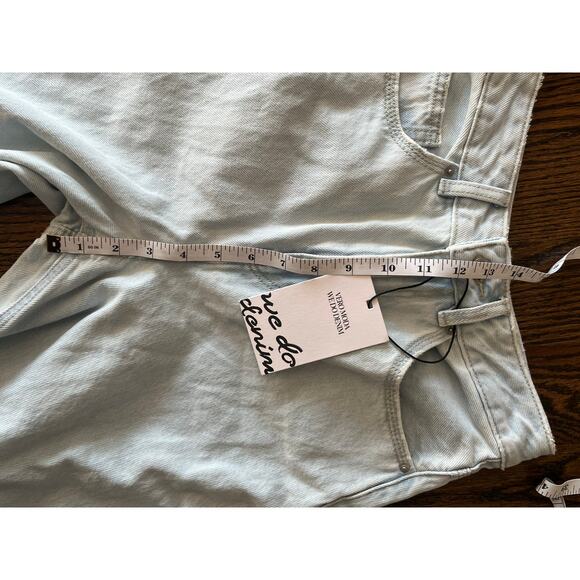 Vero Moda Barrel High rise Wide Leg light blue denim jeans Sz. 25 NWT - Picture 6 of 9